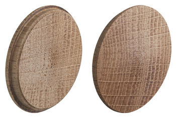 Cover Cap, for Ø 35 mm Hole, Press-Fit, Solid Wood