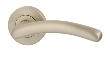 Lever Handles, on Round Roses, Zinc Alloy, Pitsford