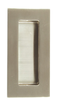 Pull Handle, Flush, 100 x 50 mm, Stainless Steel