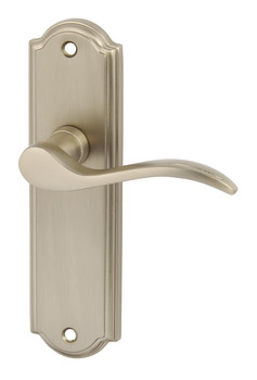 Lever Handles, on Backplates for Latch, Zinc Alloy, Sywell