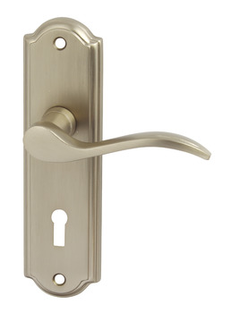 Lever Handles, on Backplates for Lever Lock, Zinc Alloy, Sywell