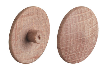 Cover Cap, for Screws, Press-Fit, Solid Wood