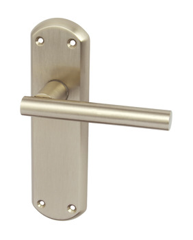Lever Handles, on Backplates for Latch, Zinc Alloy, Varthen