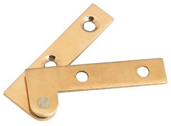 Corner Pivot Hinge, 250° Without Stop, Straight Outer Knuckle
