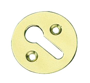 Häfele Escutcheons Standard Keyway With/Without Cover Brass Open Design Satin Chrome 