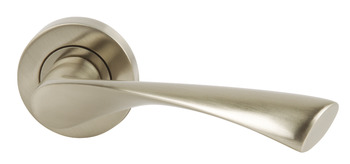 Lever Handles, on Round Roses, Zinc Alloy, Olton
