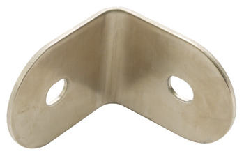 Angle Bracket, Cubicle Fittings 316 L for Glass Partitions, PBA