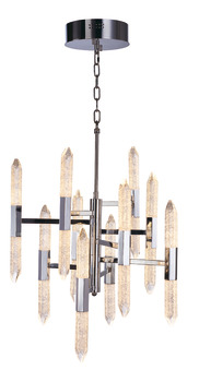 LED Ceiling Pendant, Vertical, Rated IP20, 10 Arm, 20 Light, Shard