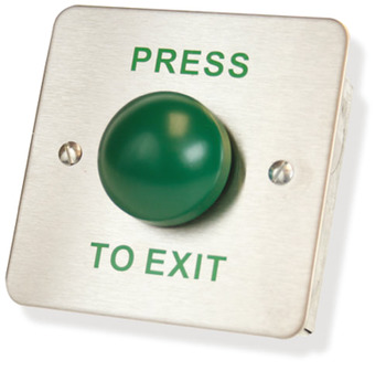 Exit Switch, Green Domed, Heavy Duty, Internal or External Use