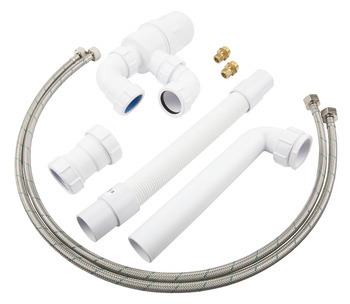 Flexible Plumbing Kit, for Flexi Height Adjustable Worktop System, Ropox