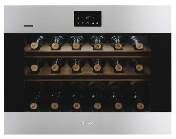 Wine Cooler, 18 Bottle, Built In, with Handle-Less Door, Wifi Enabled, Smeg Classic