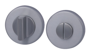 WC Release and Inside Turn, Round, Ø 52 mm, Zinc Alloy, RO12