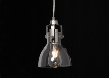 LED Ceiling Pendant, Dome, Rated IP20, Ø 150 mm, 1 Light, Charles