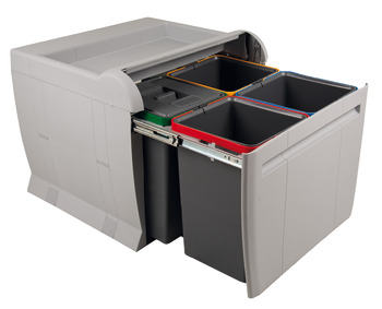 City Pull Out Waste Bin, for Hinged Door Cabinets
