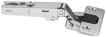 Concealed Cup Hinge, 110°, Full Overlay Mounting, for 14 - 22 mm Thick Doors, Straight Slide, 48/6.0, Steel, Metalla A