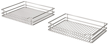 Swing Out Corner Storage, Classic Chrome Linear Wire Baskets, Vauth-Sagel, VS COR Fold