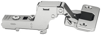 Concealed Cup Hinge, 110° Standard, for up to 26 mm Thick Doors, Inset Mounting, Häfele Metalla 310