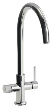 Tap, 3-in-1 Tap for Hot, Cold and Filtered Water, C-Spout, Abode Puria Aquifier  