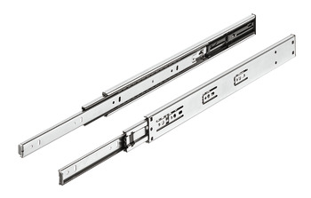 Ball Bearing Drawer Runners, with Push-to-Open Function, Full Extension, Load Capacity up to 30 kg