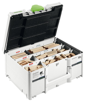 Domino Biscuit XL Assortment in Systainer, 306 Pieces, Festool