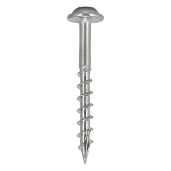 Pocket Hole Screw, Domed Head with Square Drive Bit