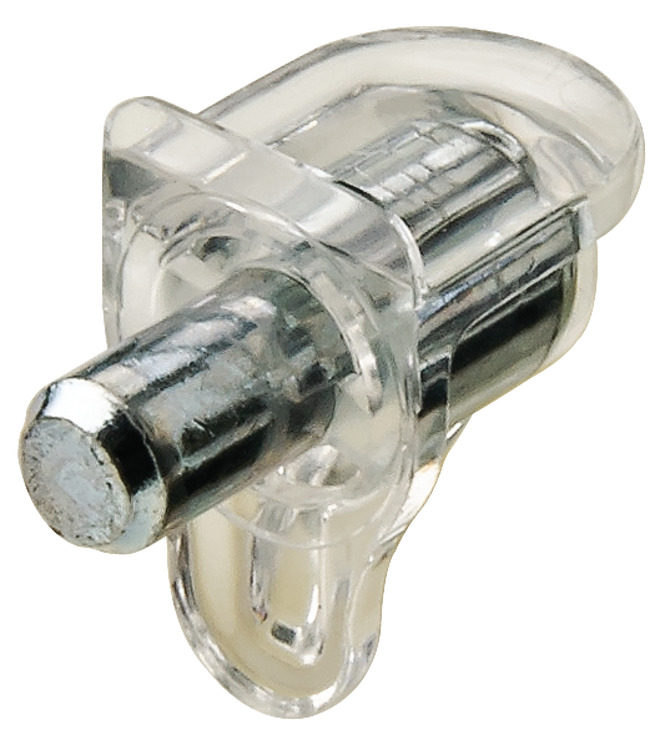 Shelf Support Plug In 5mm Diameter Pin Transparent 282.12.405 Hafele 